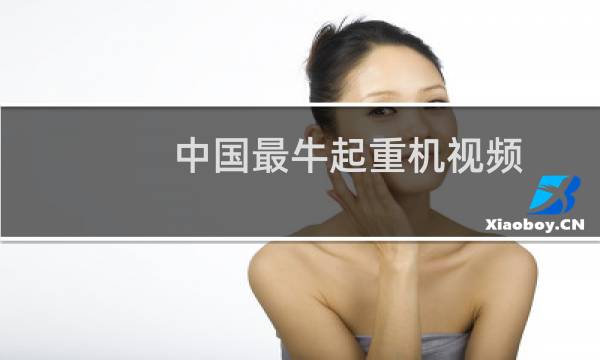 中国最牛起重机视频