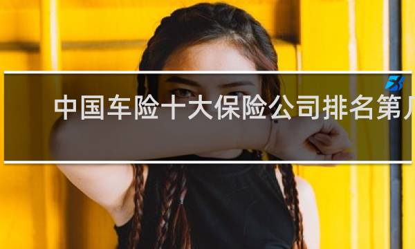 中国车险十大保险公司排名第几