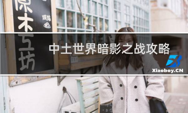 中土世界暗影之战攻略
