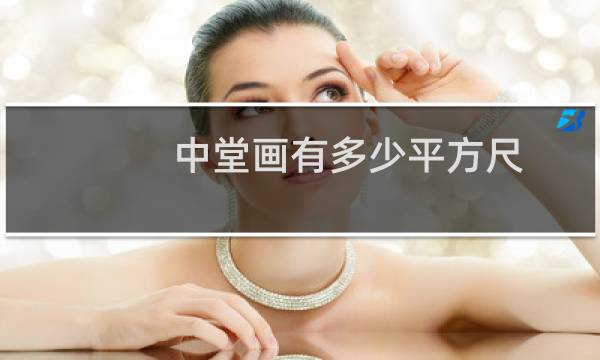中堂画有多少平方尺