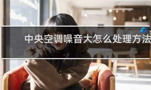 中央空调噪音大怎么处理方法