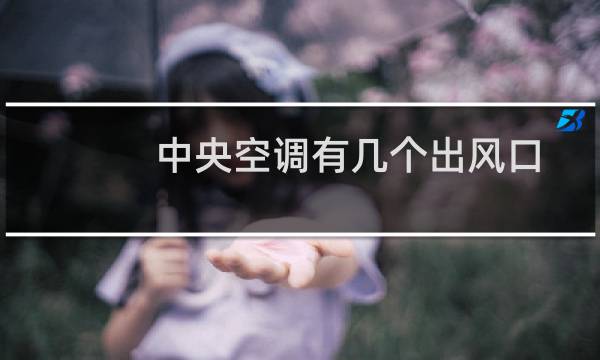 中央空调有几个出风口