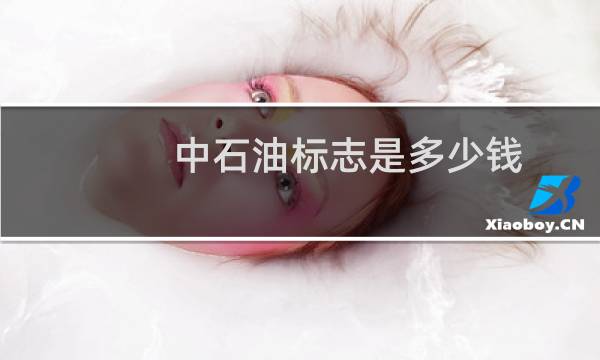 中石油标志是多少钱