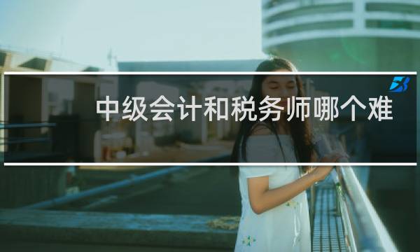 中级会计和税务师哪个难