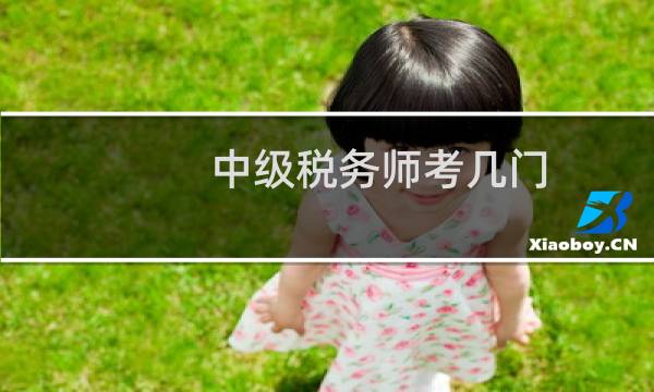 中级税务师考几门