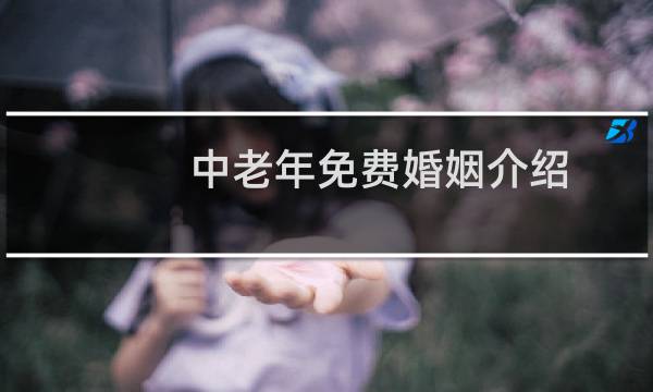 中老年免费婚姻介绍