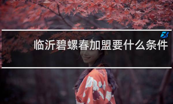临沂碧螺春加盟要什么条件