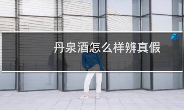 丹泉酒怎么样辨真假