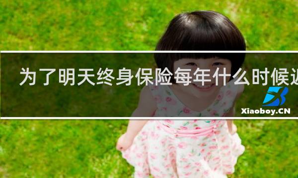 为了明天终身保险每年什么时候返还