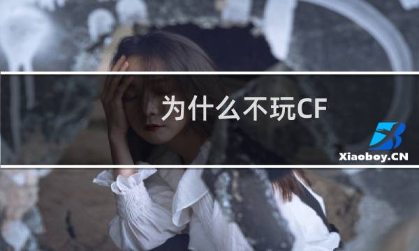为什么不玩CF