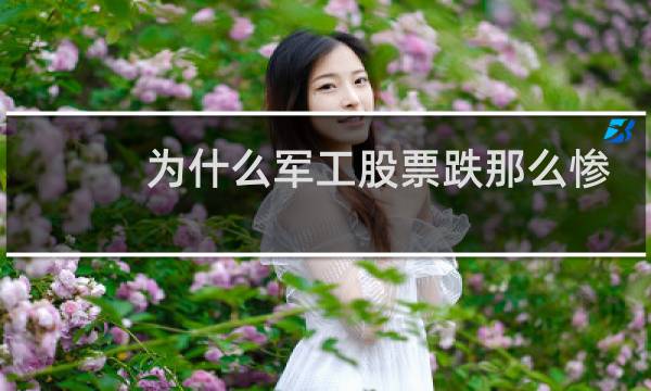 为什么军工股票跌那么惨
