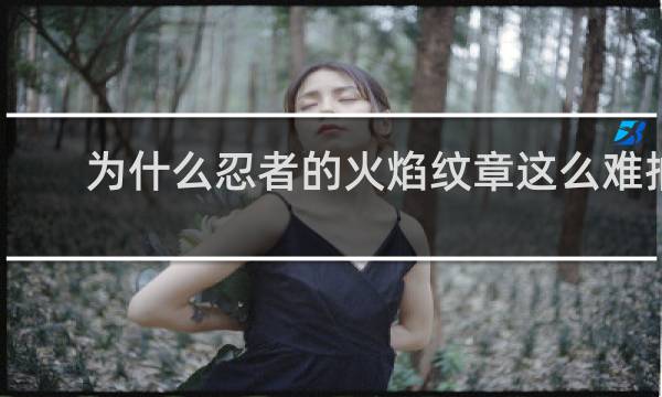 为什么忍者的火焰纹章这么难抽
