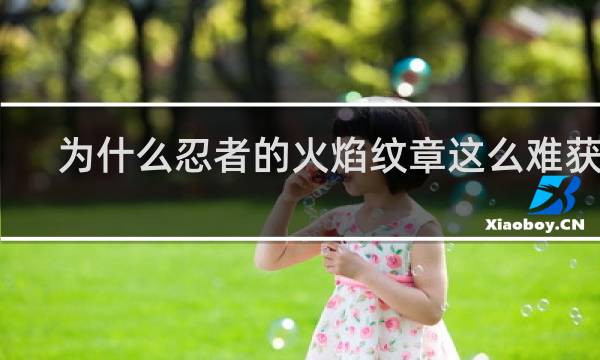 为什么忍者的火焰纹章这么难获得