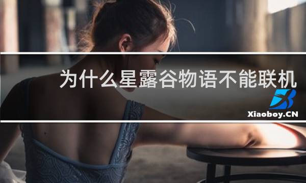 为什么星露谷物语不能联机