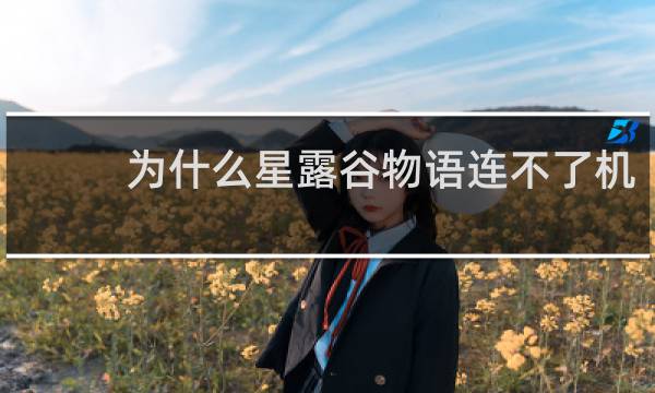 为什么星露谷物语连不了机