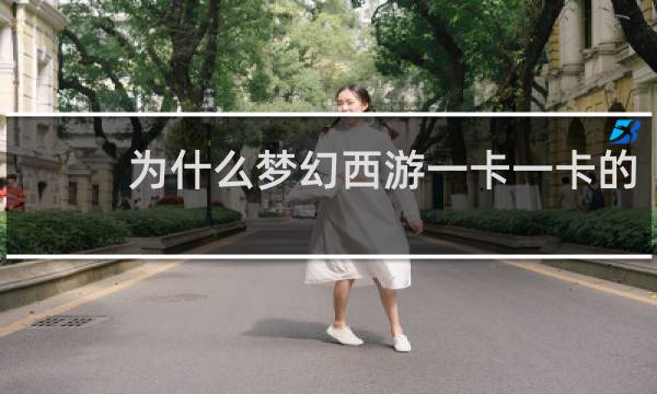 为什么梦幻西游一卡一卡的