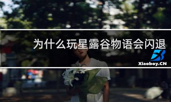 为什么玩星露谷物语会闪退