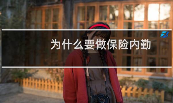 为什么要做保险内勤