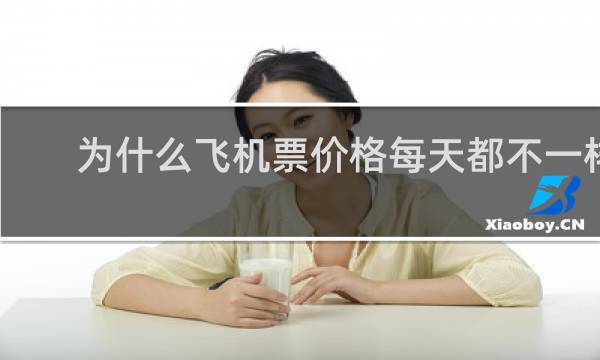 为什么飞机票价格每天都不一样