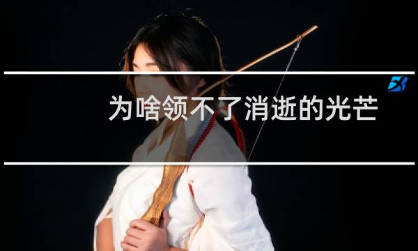 为啥领不了消逝的光芒