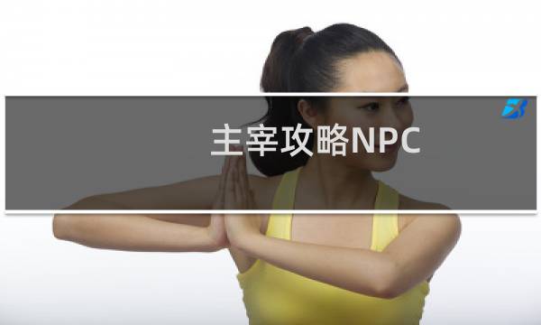 主宰攻略NPC