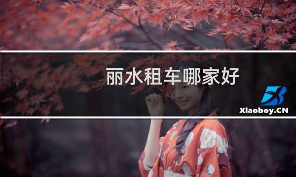 丽水租车哪家好