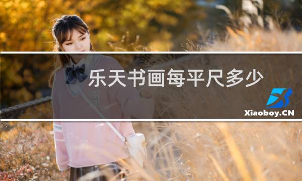乐天书画每平尺多少