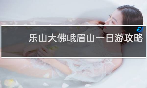 乐山大佛峨眉山一日游攻略