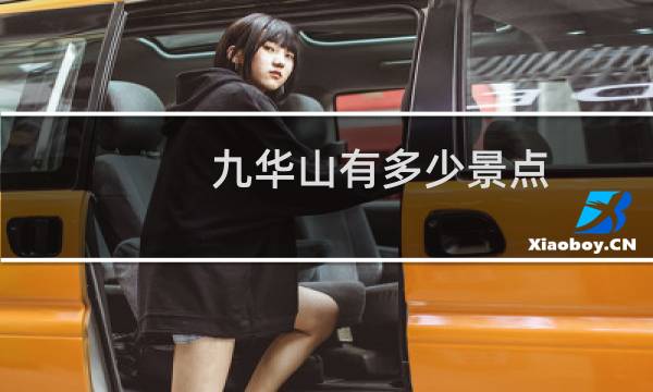 九华山有多少景点