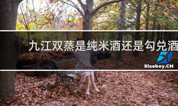 九江双蒸是纯米酒还是勾兑酒