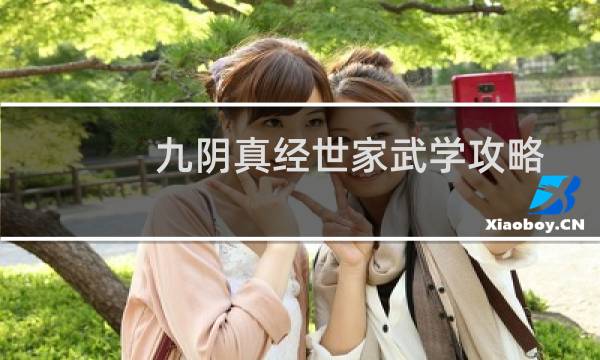 九阴真经世家武学攻略