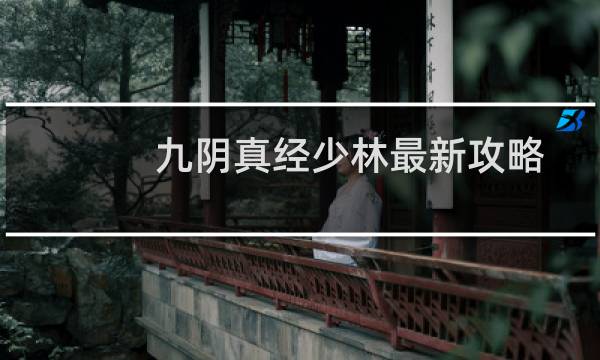 九阴真经少林最新攻略