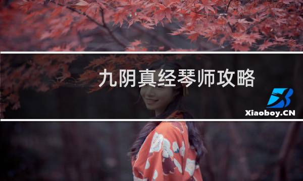 九阴真经琴师攻略