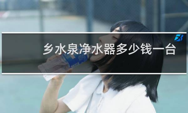乡水泉净水器多少钱一台
