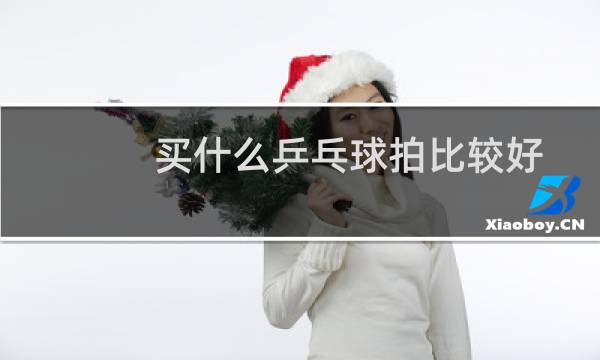 买什么乒乓球拍比较好