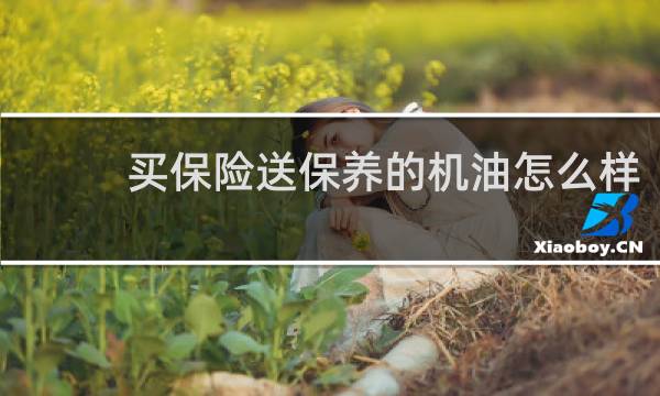 买保险送保养的机油怎么样