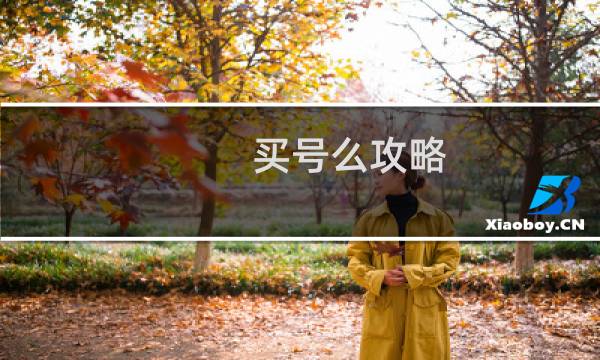 买号么攻略