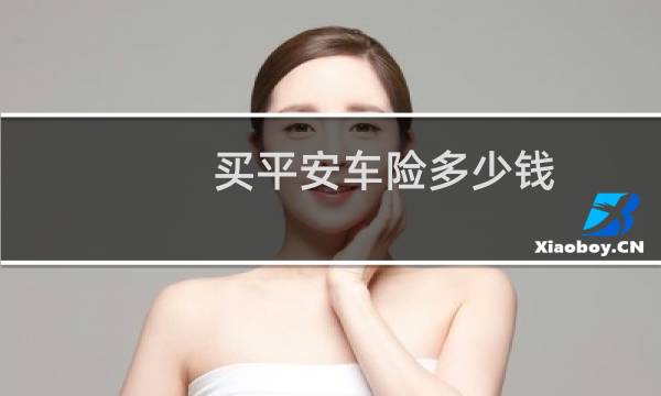 买平安车险多少钱