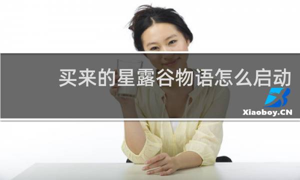 买来的星露谷物语怎么启动