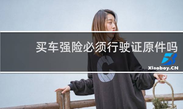 买车强险必须行驶证原件吗