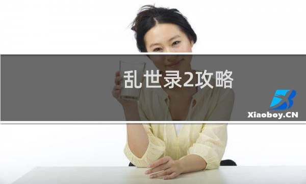 乱世录2攻略