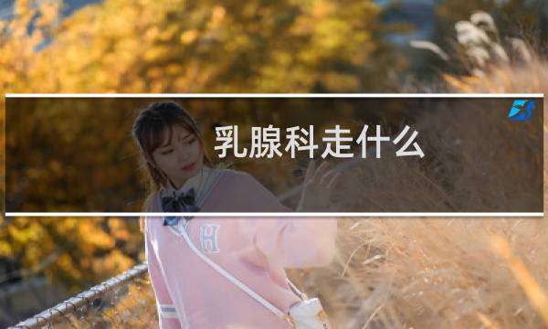 乳腺科走什么