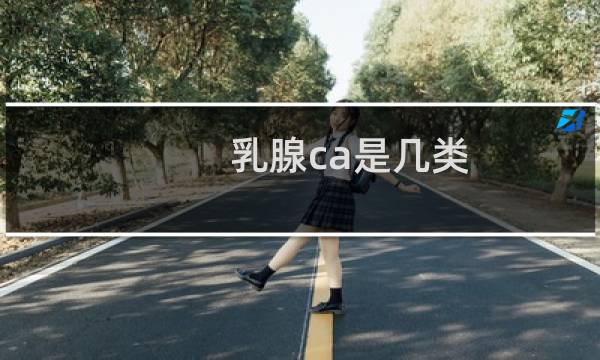 乳腺ca是几类