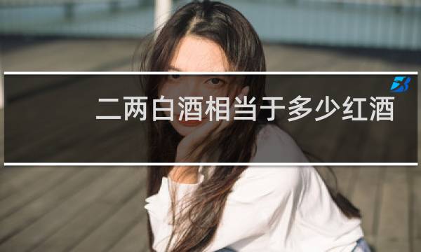 二两白酒相当于多少红酒