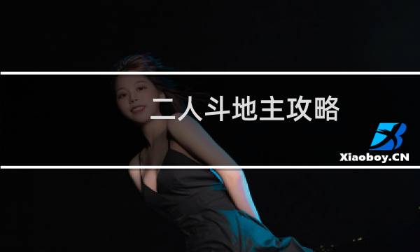 二人斗地主攻略