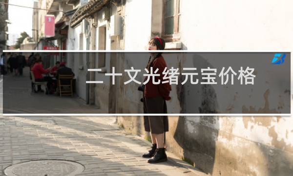 二十文光绪元宝价格