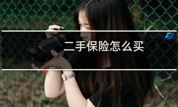 二手保险怎么买