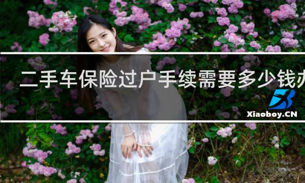二手车保险过户手续需要多少钱办理
