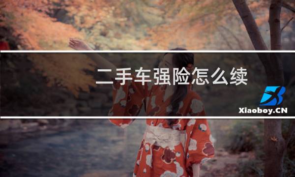 二手车强险怎么续