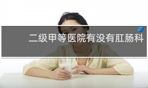 二级甲等医院有没有肛肠科